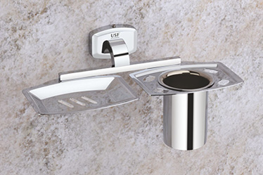 Soap Dish With Tumbler Holder