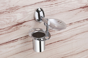 Soap Dish With Tumbler Holder