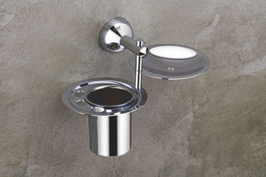 Soap Dish With Tumbler Holder